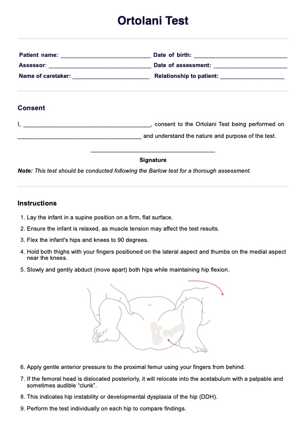 Ortolani-Test PDF Example
